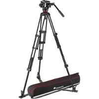 Manfrotto 504x Twin Aluminium Ball Joint And Floor Flush Stabilizer Noir