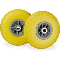 Relaxdays 10026068_958 Sackkarrenräder luftbereift