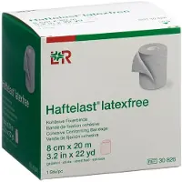 Lohmann & Rauscher Haftelast Latexfree Bande de fixation cohésive 8 cm x 20 m 1 pc(s) Serviette hygienique