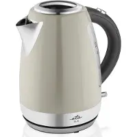 Eta Bouilloire électrique Ela 1,7 L 2100 W Beige, Black, Stainless steel