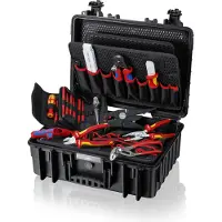 Knipex Tool Case Robust 23 Electronics Noir