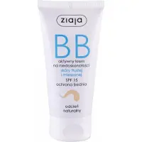 Ziaja BB Crème active pour peaux grasses et mixtes imperfections teinte naturelle, 50 ml