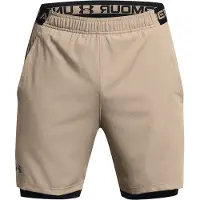 Under Armour Vanish Woven 2-in-1 Shorts Beige S Homme