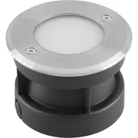 EVN acier inoxydable RGBW encastré de sol IP672W, rond 24VDC, Abstr 120 (65 lm, IP67)