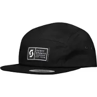SCOTT 5-panels Cap Noir Homme