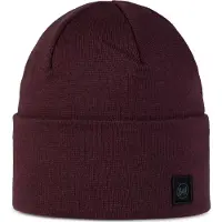 Buff Knitted Beanie Violet