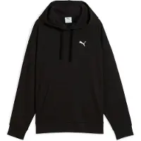 Puma Hoodie Côtelé Confort Ess Elevated Femme, Vêtements, Noir, S