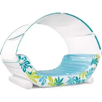 Intex Tropical Canopy Lounge Pool Air Mattres Clair 224 x 150 x 165 cm