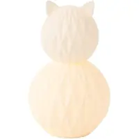Jline Lampe led chat porcelaine