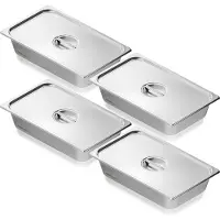 Vevor Bac Gastronorme GN 1/1 Lot de 4