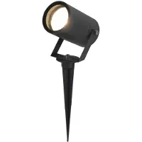 HOFTRONIC™ - Spot à piquer LED jardin GU10 4W 345lm 4000K Noir IP65 Dimmable Inclinable