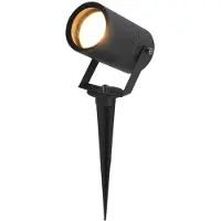 HOFTRONIC™ - Spot à piquer LED jardin GU10 4W 345lm 2700K IP65 Noir Dimmable Inclinable