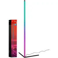 Briloner RGBIC Lampe sur pied LED, t l d coration gaming, intensit variable, 1,4 m