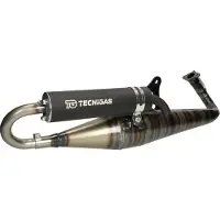 Tecnigas Aprilia Sr/piaggio Typhoon 125-180cc Big Rs Ii Homologated Full Line System Argenté