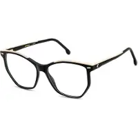 Carrera Lunettes de Vue 3058 55/15/140 Black beige Acetate frames WOMAN 3058