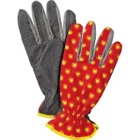 Wolf-Garten GH-BA 7, Gants de jardin, Noir, Rouge, Jaune