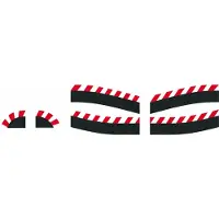 Carrera - Rail Et Accessoire Pour Circuit - 20020603 - 1/24 Et 1/32 - Evolution -Digital 132 Et 124 - Accotemen