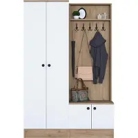 Skye Decor , P6 - M5 - 2423, Armoires, Meuble d'entrée, Blanc, 119,6 x 182,8 x 35,5 cm