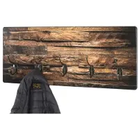 Haku Panneau mural avec 5 crochets | 60 x 8 x 25 cm | Couleur bronze