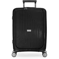 Hauptstadtkoffer TXL - Valise pour ordinateur portable, valise légère à main avec sacoche pour ordinateur portable Bagage de bord 55x40x23 cm, trolley business 4 roues Hand Luggage TSA 40L,Noir