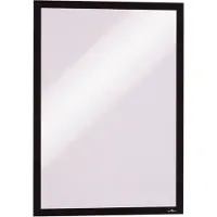 Durable Cadre d'affichage magnétique - - DURAFRAME - A1 - Argent métallisé - Lot de 5