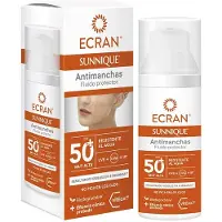 Ecran Protecteur Solaire - Sunnique - Fluide Solaire Anti-Tâches - SPF 50+ - 50 ml - Texture Fluide