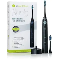 Beconfident Brosse à dents électrique blanchissant Sonic Noir-Or Rose
