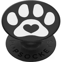PopSockets Furever Friend PopGrip, Support pour smartphone, Noir