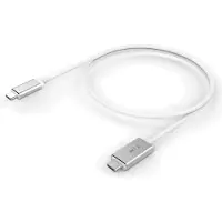 LMP -USB-C (m) vers USB-C (m) Câble de sécurité magnétique, jusqu'à 100 W, 1,8 m, argenté