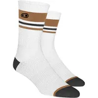 Crankbrothers Unisexe, Chaussettes de sport, Trail Splatter (42, 43, 44, 45, 46, 47), Noir, Marron, Blanc