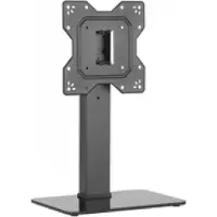 Techly Support de bureau pour 1 TV LCD LED 58-121cm 23-43pouces noir (Tables, 43"), Support de moniteur, Noir