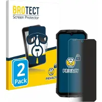 BROTECT Film anti-regards Anti-Spy Privacy Film de protection contre la lumière bleue (Doogee S100), Téléphone portable : film de protection, Bleu