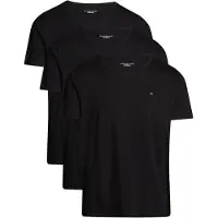 Tommy Hilfiger T-shirt 3P SS TEE X3 hommes - Noir - EU S