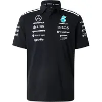 Adidas T-Shirt 'Mercedes - AMG Petronas Formula One Team' aqua / noir / blanc