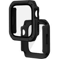 Avizar Protection Intégrale Verre Trempé Apple Watch Series 6 / 5 / 4 / SE 44mm Noir