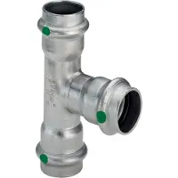 Viega 2318 TE Sanpress 2318 Diamètre 54mm Acier inoxydable (Raccord à sertir)