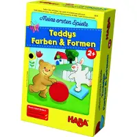 Haba Haba- 5878-Meine Ersten Spiele Teddys, Legespielsammlung Für 1-4 Kinder Ab 2 Jahren, Zum Lernen Von Farben Und Formen, 5878, Transparent