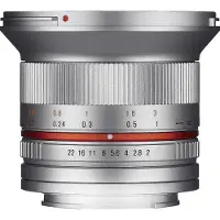 Samyang 12mm F2.0 NCS CS Fuji X Argent