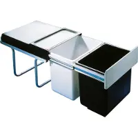 Hailo Tandem 18 + 18 Litres Noir