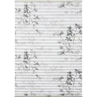 Gardinia Plissé Bella avec feuilles (80 x 210 cm)