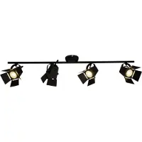 Brilliant Spot de plafond Movie Led Noir
