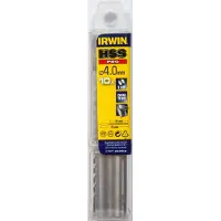 Irwin HSS Metal Drill PRO DIN 338 Ø4,00Longueur de travail 43mmLongueur totale 75mm10 pièces par paquet (4 mm)