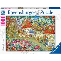Ravensburger Niedliche Pilzhäuschen in der Blumenwiese