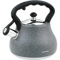 Klausberg avec sifflet 2,7L KB-7447, Bouilloire électrique, Gris