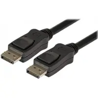 EFB Elektronik Câble de raccordement DisplayPort 1.2, 4K60HZ mâle-mâle, 2m, noir Blindage : film + tresseCôté (2 m), Câble vidéo, Noir