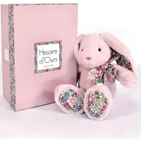 Histoire D'ours Peluche Lapin Copain Câlin 25 cm Rose