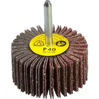 Klingspor - 10 roues à lamelles corindon KM 613 D. 25 x 15 x 6 mm Gr 80 - 237496