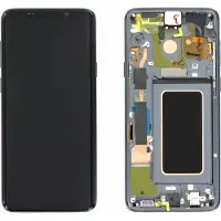 Samsung LCD + Touch pour G965F, G965FD Galaxy S9+, S9+ Duos - gris titane, Téléphone portable : accessoires, Gris