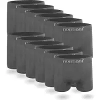 Normani Boxers gris foncé / blanc