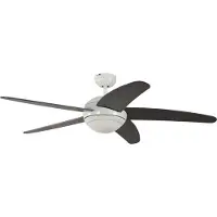 Pepeo Ventilateur Plafond Melton Blanc Marron GmbH 1341201033_v1